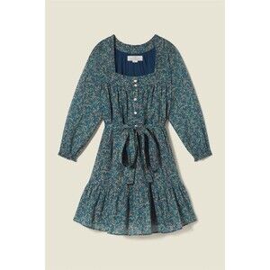 Trovata Taylor Dress in Pacific Ditsy (108)